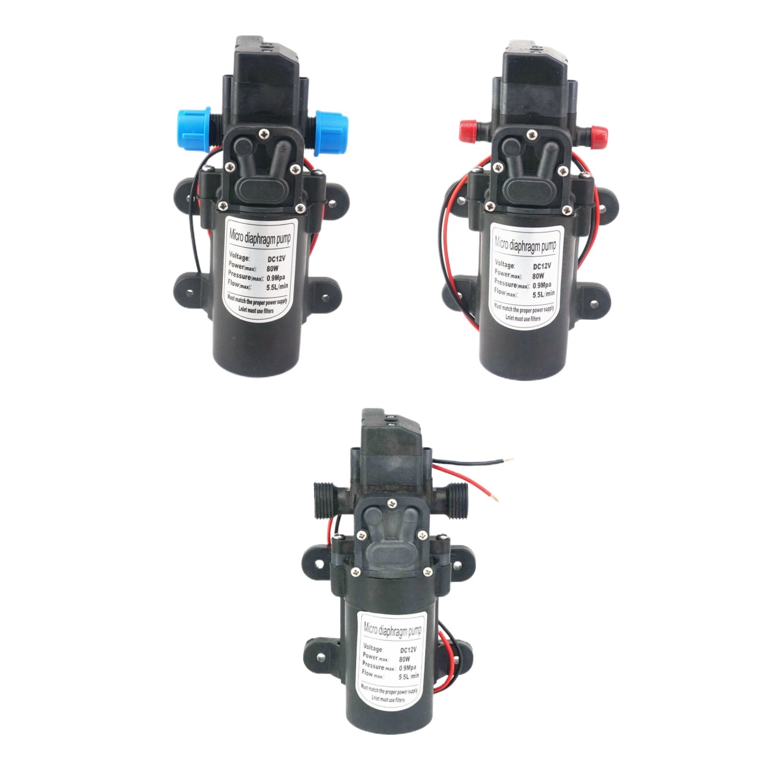 Mini Peristaltic Pump 12V - 自吸式ダイヤフラムウォーターポンプ,12V, 24V DC, 15W, 30W, 60W,
