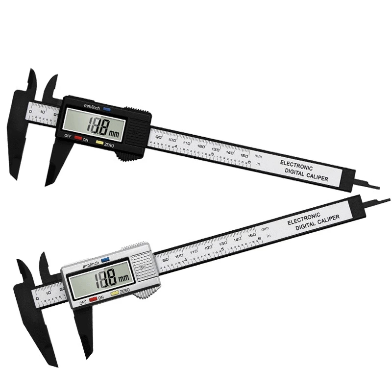 Digital Caliper 150Mm Stainless Steel - デジタル電子ノギス 150 ミリメートルタトゥー眉毛定規測定ツール LCD マイクロブレーディングマイクロメーター測定手段