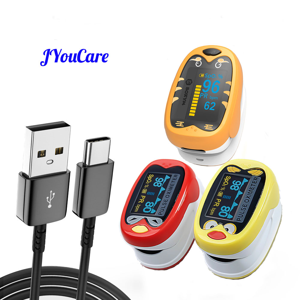 Pulse Oximeter Fingertip Rechargeable - JYouCare充電式指先パルスオキシメーター小児用オキシメーターOLED子供用指先パルスオキシメーターCE