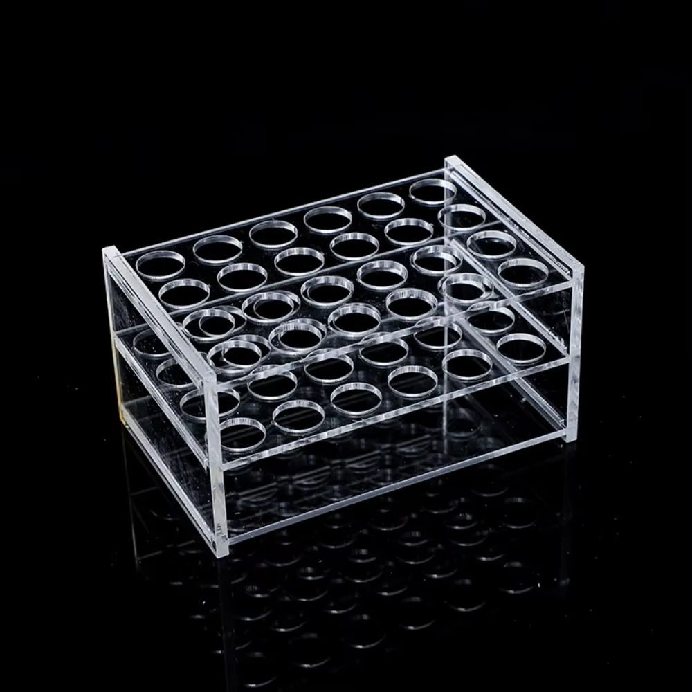 Lab Equipment - 新しいアクリル試験管ラックホルダー透明 24 穴 40 穴複合アプリケーターディスペンサー遠心管ラックラボスタンド