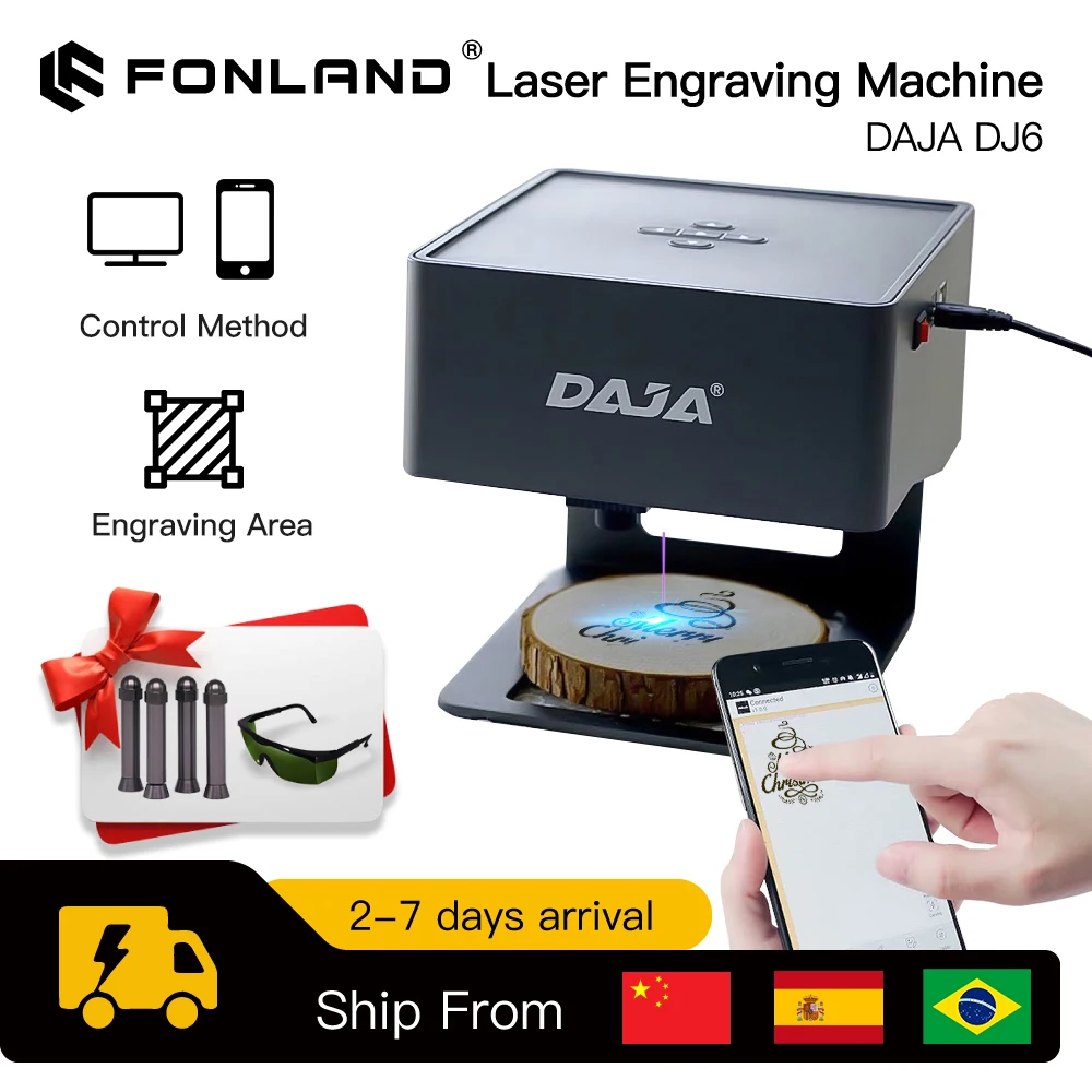 Fiber Laser Marking Machine 30W - Daja-レーザー彫刻機,ミニロゴ,マークプリンター,カッター,木工,木材,プラスチック,DIY,dj6,3000MW
