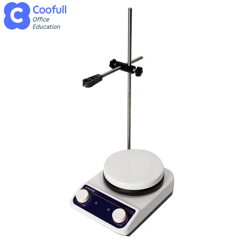 Lab Magnetic Stirrer Hot Plate - COOFULL ラボ用マグネティックスターラー（ホットプレートとオーバーヘッドアジテーターミキサー付き）10L/20L容量 モーター＆ギアコアコンポーネント