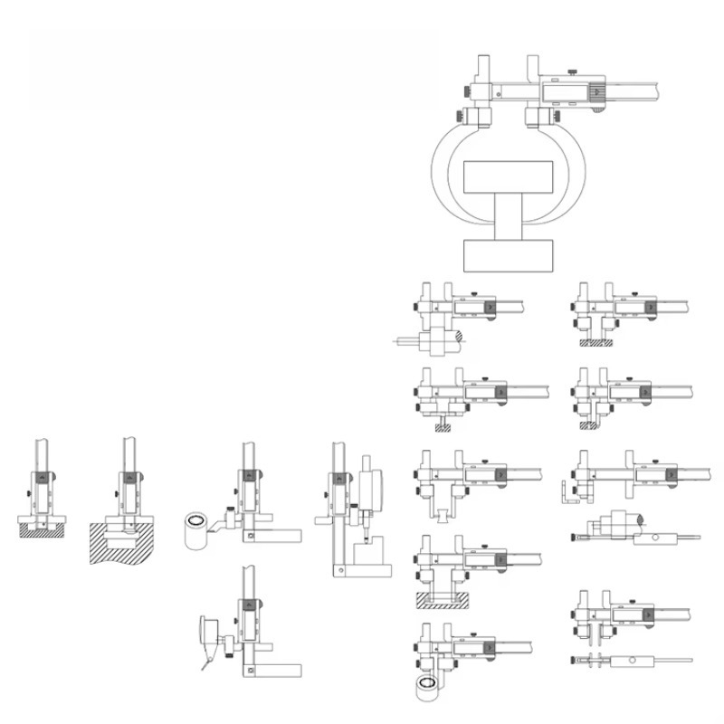 Digital Caliper 150Mm Stainless Steel - ダスクア ステンレス製 多機能 ユニバーサル 変換可能 0-150mm