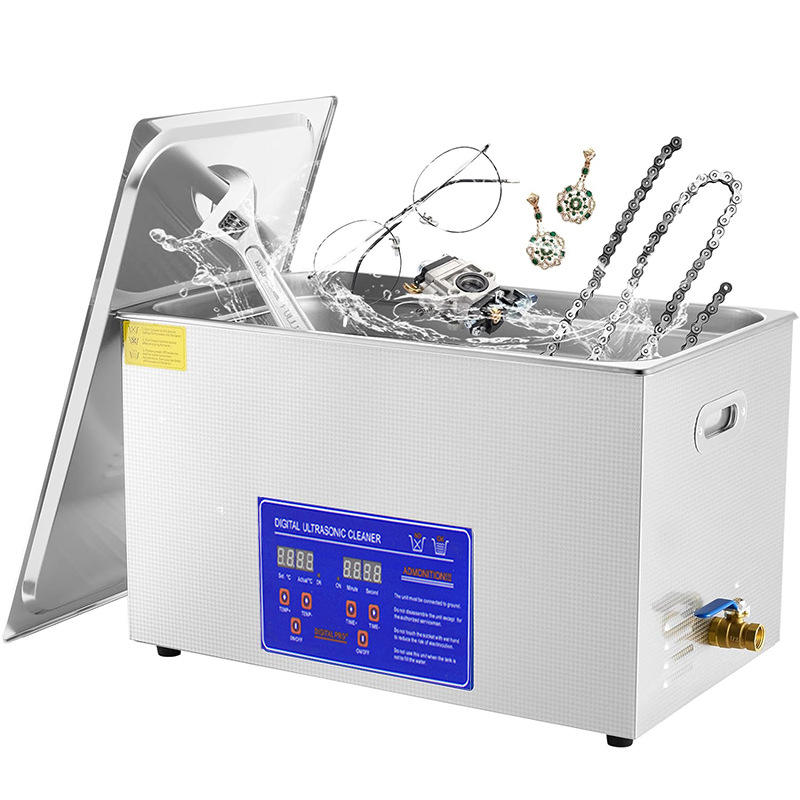 Ultrasonic Cleaner 30L Industrial - 30Lデジタル超音波洗浄機、600W加熱パワー、工業用ハードウェア洗浄用