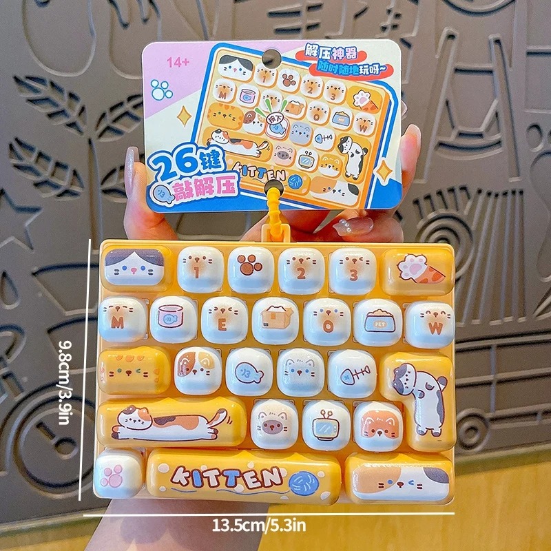 26グリッドの抗ストレスキーボードキーキャップクリッカー、キ - Packaging のレビューと価格