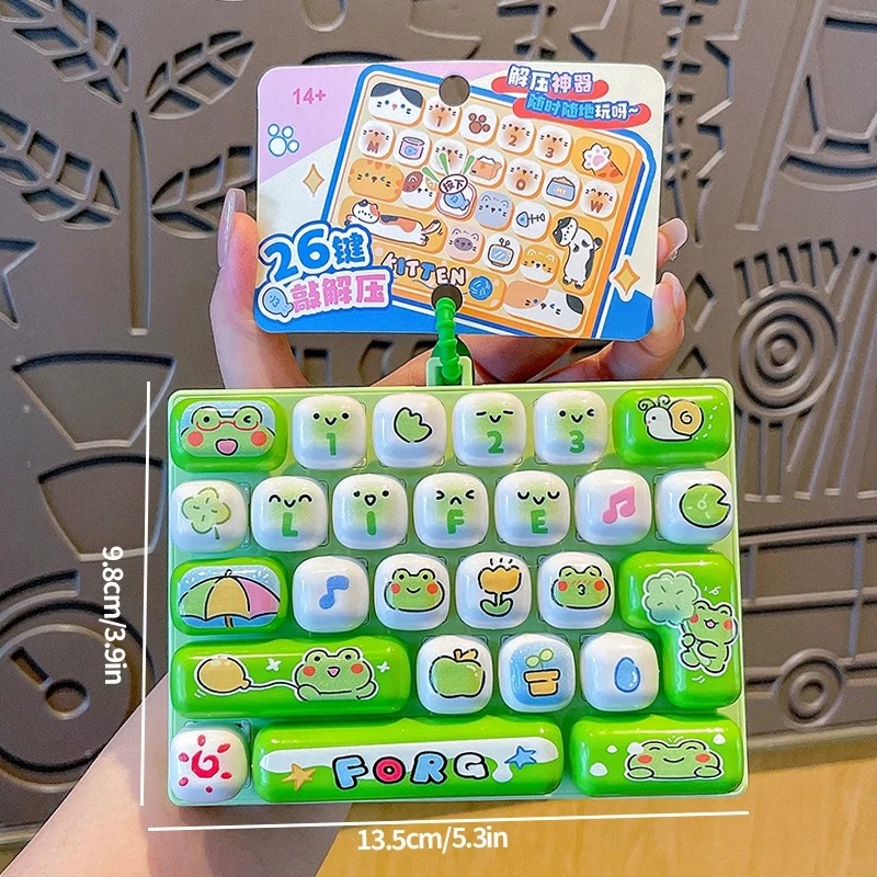 26グリッドの抗ストレスキーボードキーキャップクリッカー、キ - Packaging のレビューと価格
