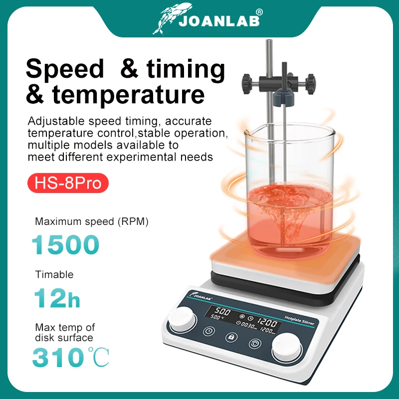 JOANLAB マグネチックスターラー実験室デジタルディスプ - Lab Magnetic Stirrer Hot Plate のレビューと価格
