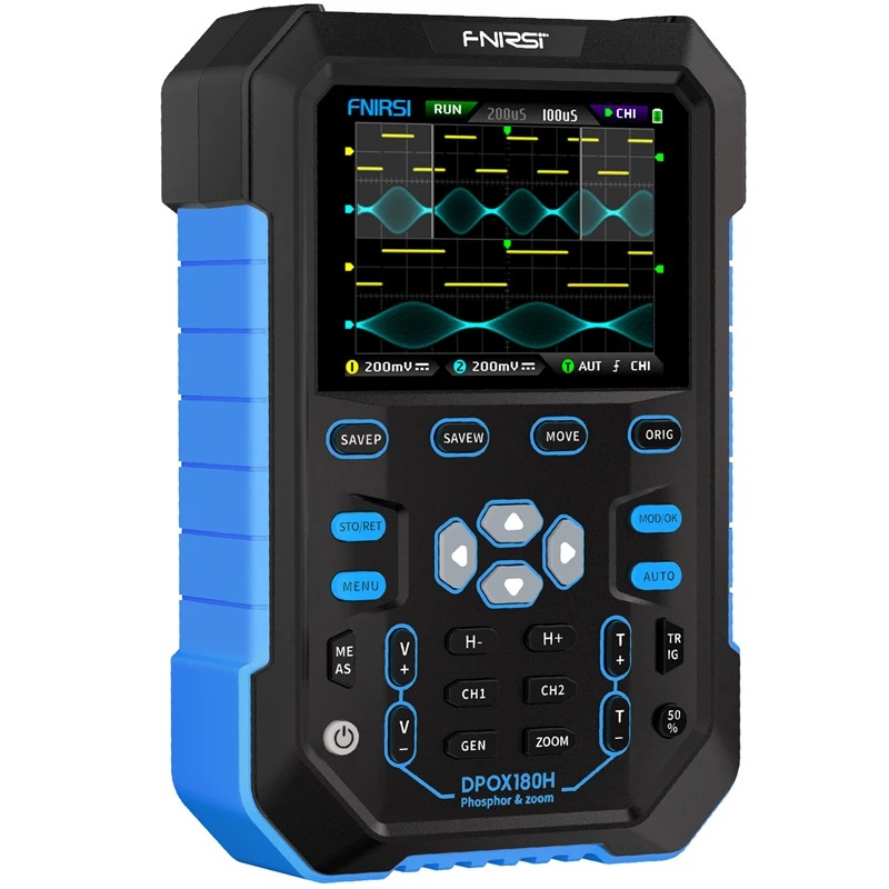 FNIRSI DPOX180H ハンドヘルドデジタルオシロス - Fnirsi Digital Oscilloscope Handheld のレビューと価格