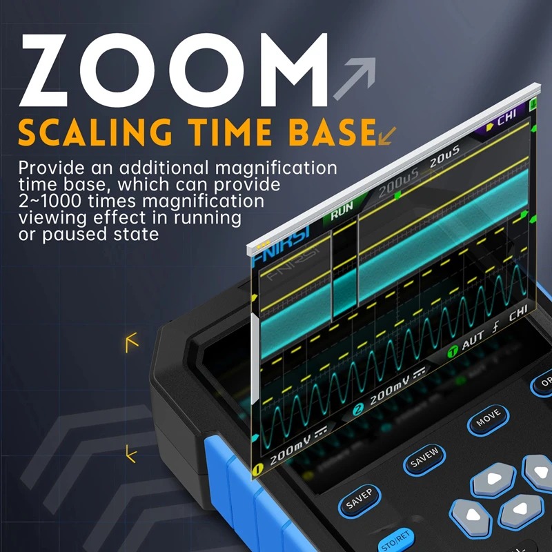 FNIRSI DPOX180H ハンドヘルドデジタルオシロス - Fnirsi Digital Oscilloscope Handheld のレビューと価格