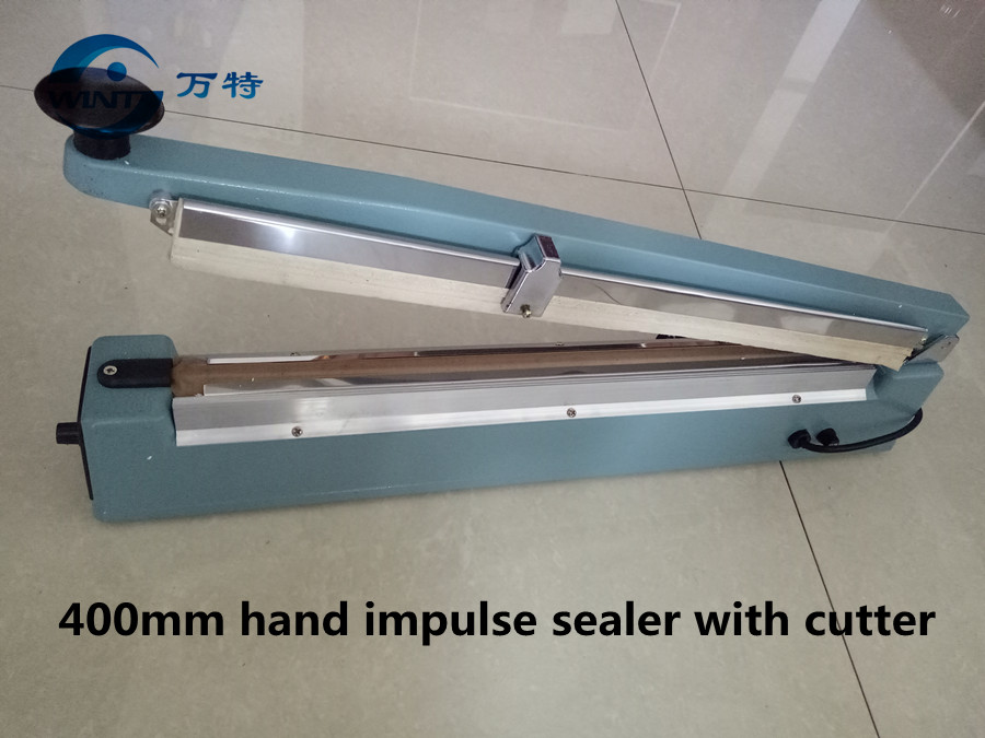 KS-400MM ハンドインパルスシーラー カッター付き ハ - Plastic Bag Impulse Heat Sealer のレビューと価格