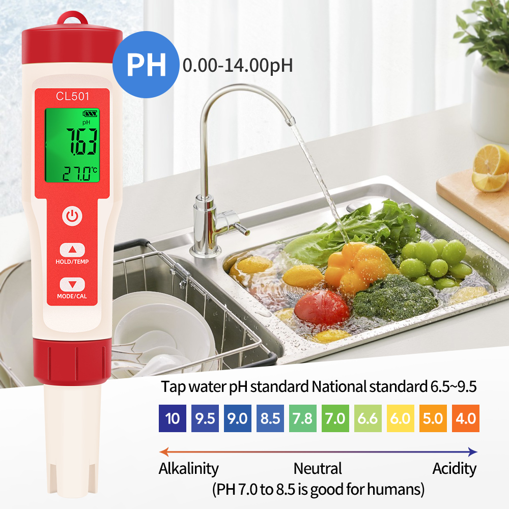 デジタル水質検出器,温度計,スイミングプール用塩素テスター, - Ph Meter Digital Water Tester のレビューと価格