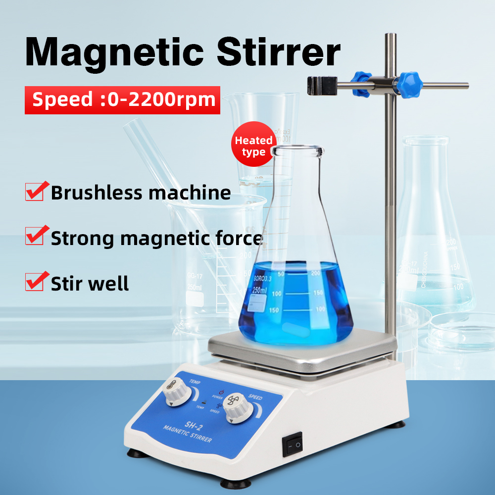 Sh-2加熱マグネチックスターラー、混合機、調整可能、実験室 - Lab Magnetic Stirrer Hot Plate のレビューと価格