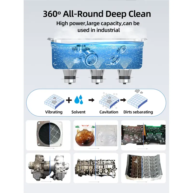 30L パワーアジャスト機能付き脱ガス装置、医療・工業用超音 - Ultrasonic Cleaner 30L Industrial のレビューと価格