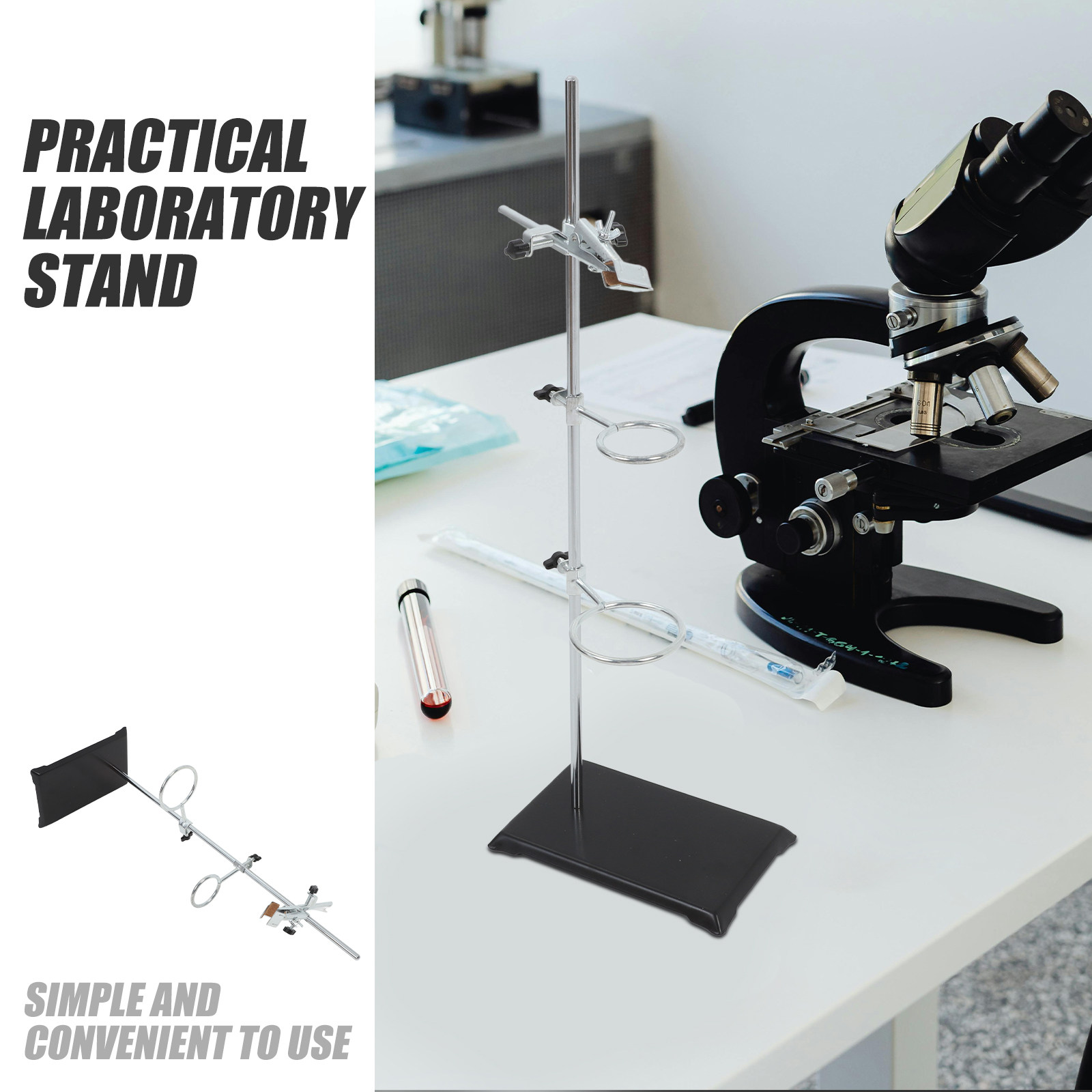 実験用スタンド 鉄製 ステンレス製 化学実験用スタンド クラ - Lab Equipment のレビューと価格