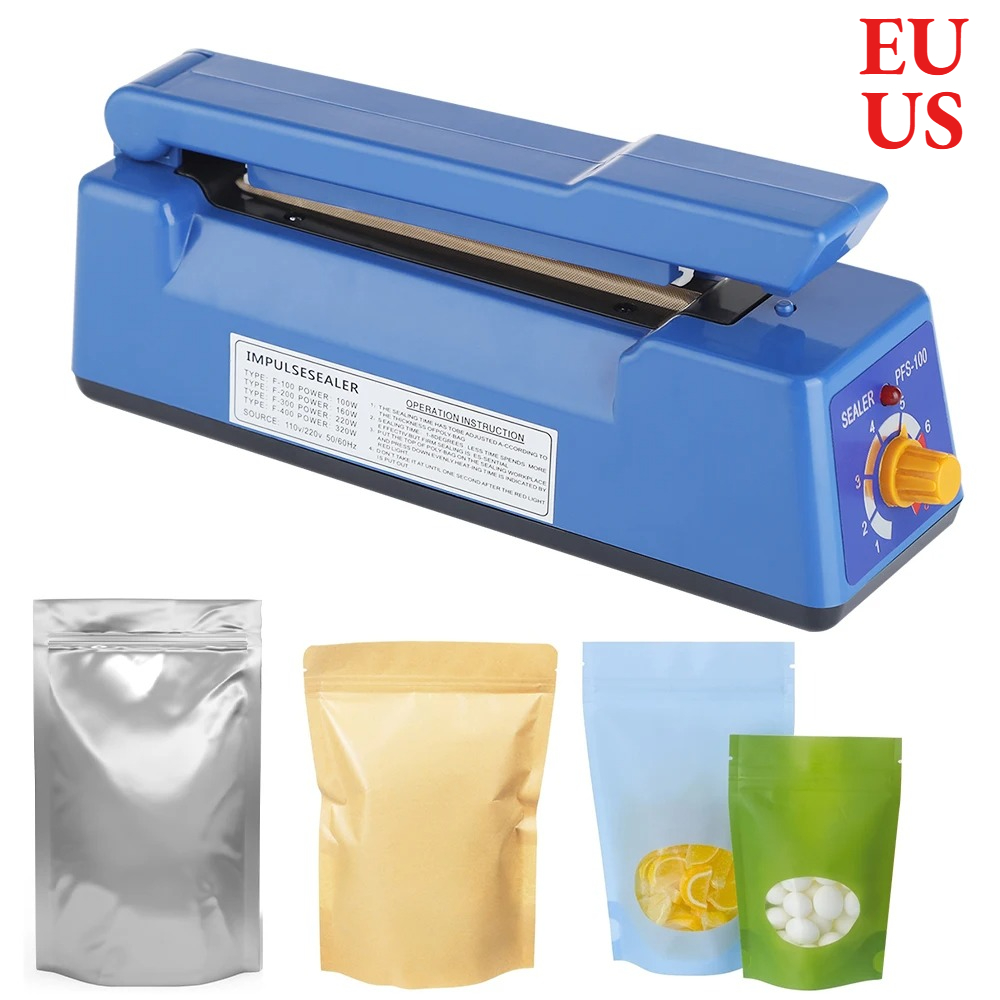 シーリングマシン 電気ヒートシーラー ハンドプレス真空食品プ - Plastic Bag Impulse Heat Sealer のレビューと価格