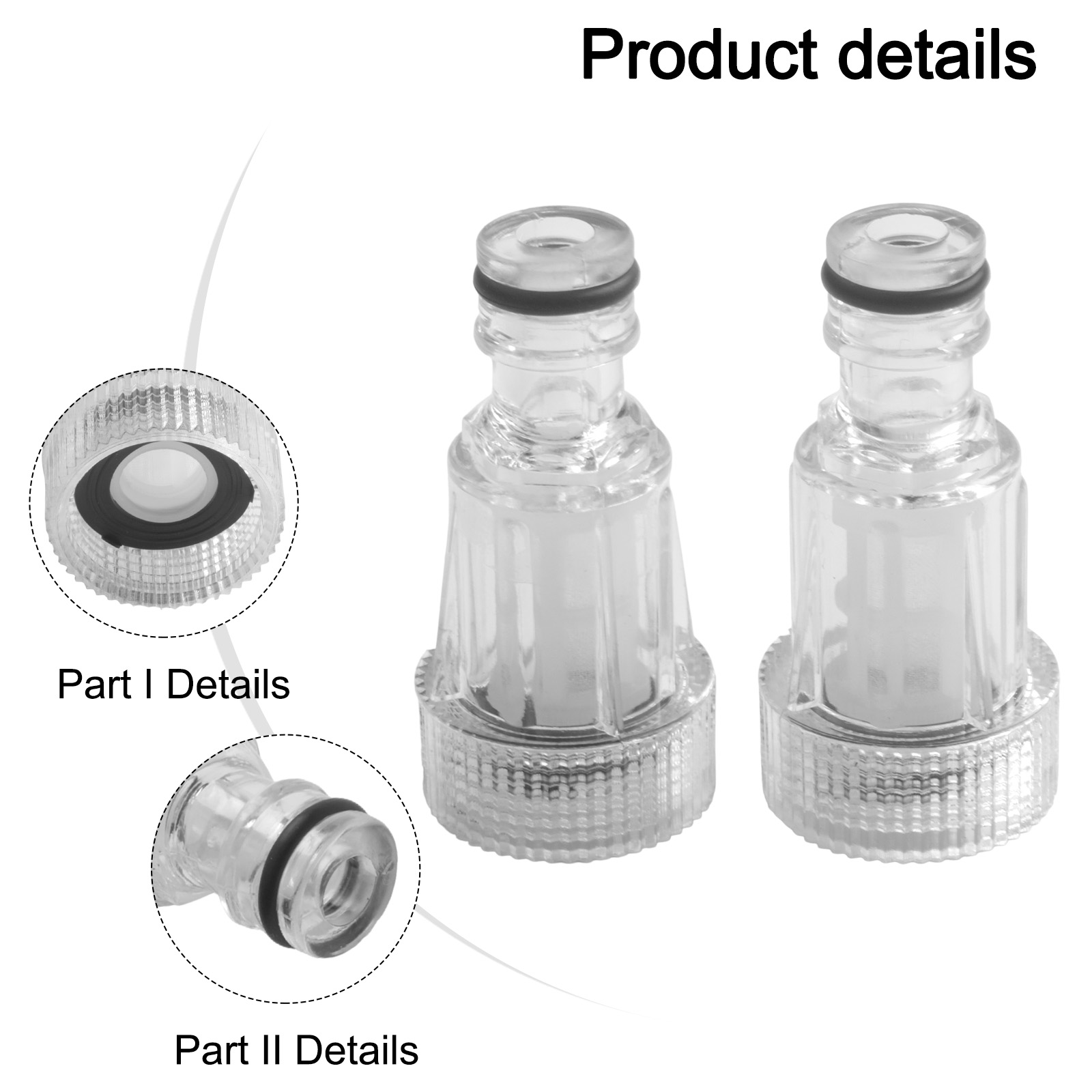 2 個高圧洗浄機水フィルター入口コネクタ交換ツールウォーター - Vacuum Chamber Kit With Pump のレビューと価格