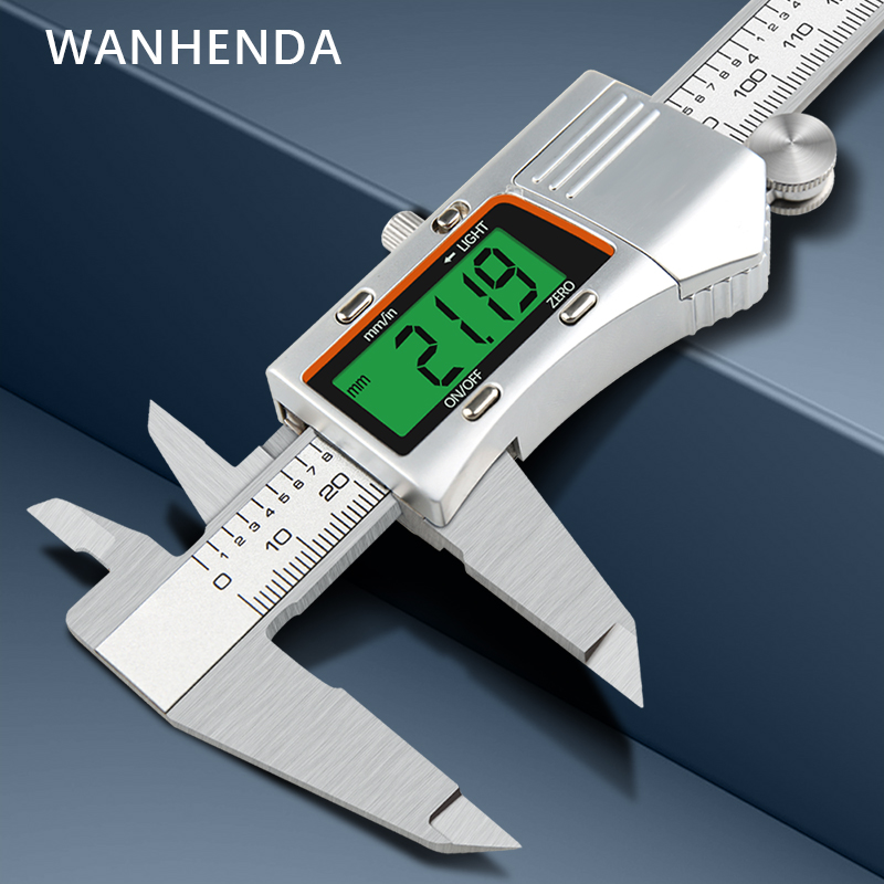 デジタルメタルキャリパー,150mm,バックライト付き,ステ - Digital Caliper 150Mm Stainless Steel のレビューと価格
