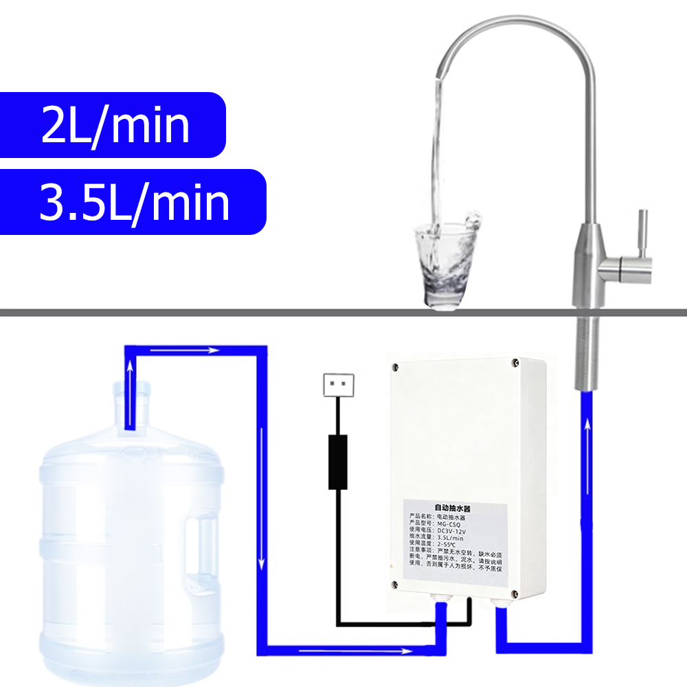 キャラバンキッチン電動ウォーターポンプ蛇口自動吸水ポンプ12 - Mini Peristaltic Pump 12V のレビューと価格