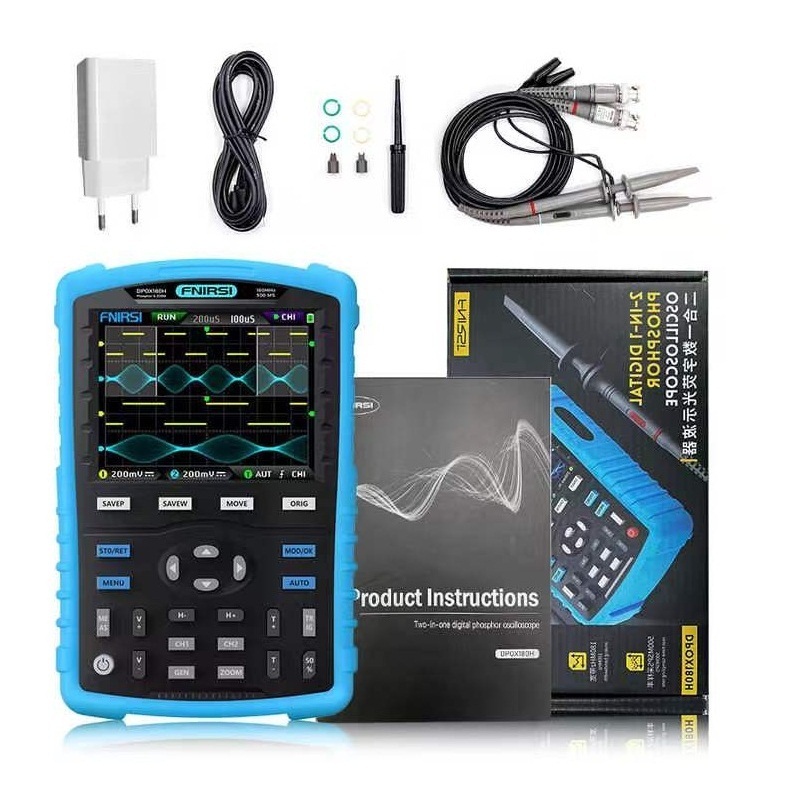 FNIRSI DPOX180H ポータブル型デジタルオシロス - Fnirsi Digital Oscilloscope Handheld のレビューと価格