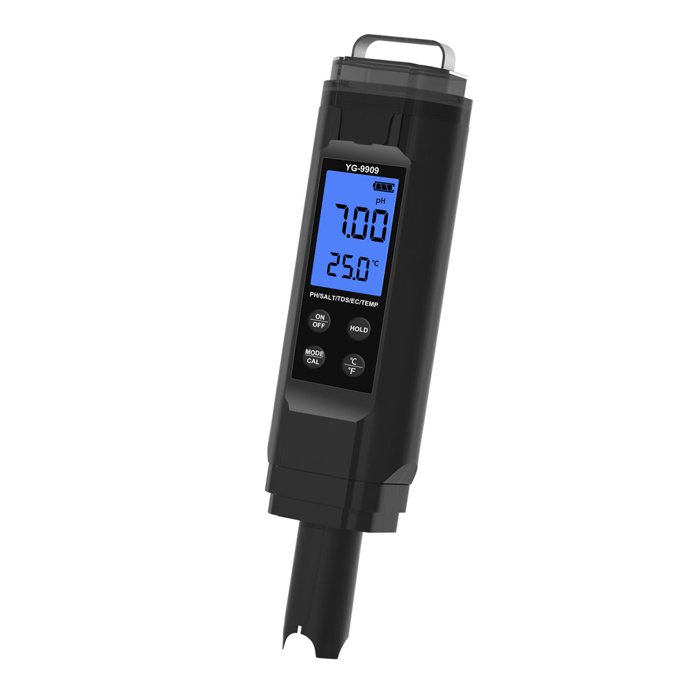 5-in-1デジタル水質テスターペン、塩分・pH・温度・EC - Ph Meter Digital Water Tester のレビューと価格