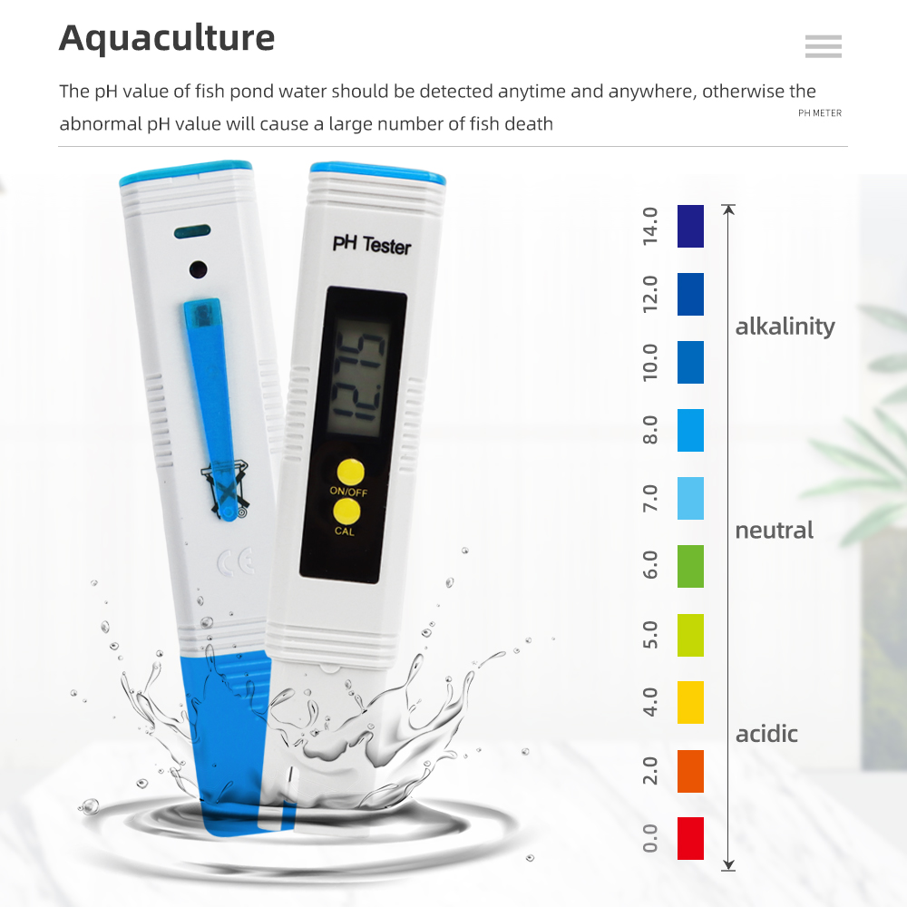 水質テスター LCD デジタル PH メーター高精度 0.0 - Ph Meter Digital Water Tester のレビューと価格