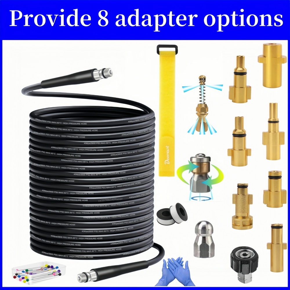 高圧下水道洗浄ホース,排水ジェットキット,ケルヒャー洗浄機ノ - Vacuum Chamber Kit With Pump のレビューと価格