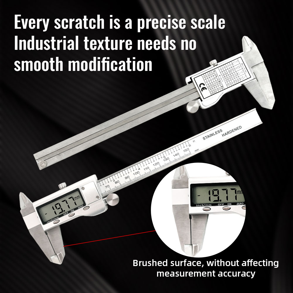 新型6インチ0-150mmステンレス製電子デジタルノギス金属 - Digital Caliper 150Mm Stainless Steel のレビューと価格