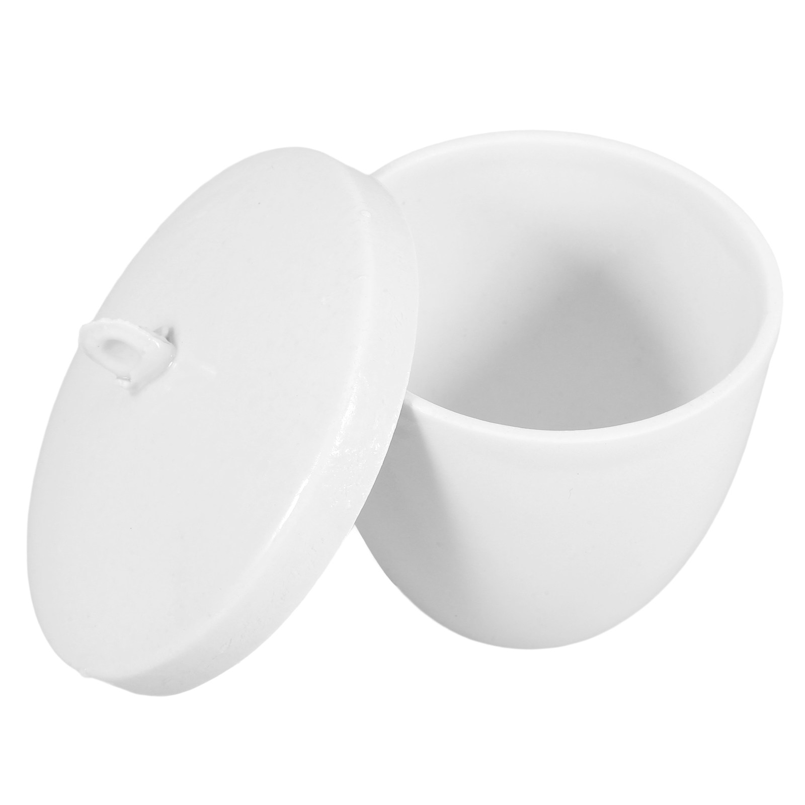 セラミック製るつぼ、磁器製、70ml、高温に強い、蓋と取っ手 - Lab Equipment のレビューと価格