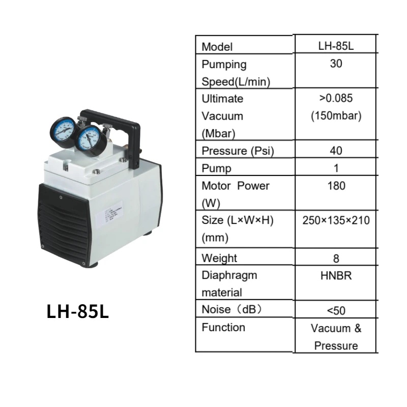 WEIAI 30Lオイルフリーダイヤフラム真空ポンプ ポータ - Lab Equipment のレビューと価格