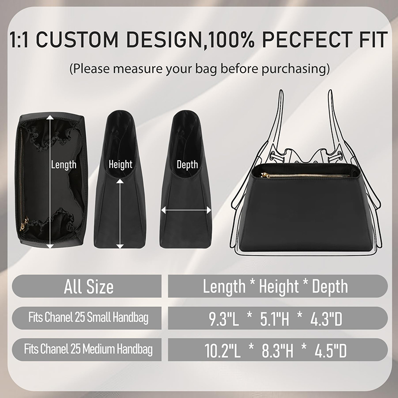 ナイロンバッグオーガナイザーインサート 25 バッグ用耐久性 - Packaging のレビューと価格