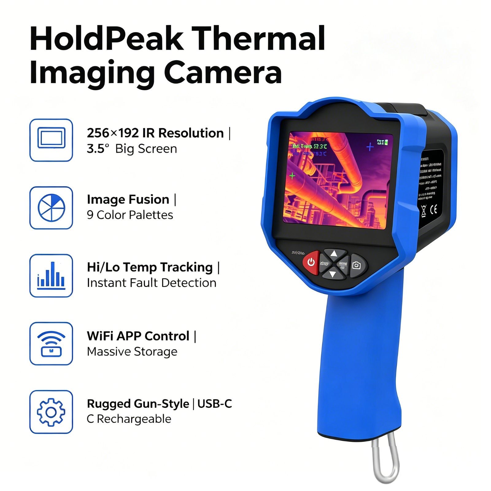HoldPeakサーマルイメージングカメラ 256x192  - Thermal Imaging Camera Pcb Repair のレビューと価格